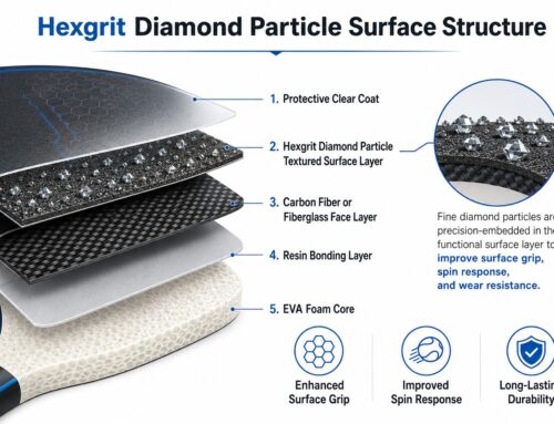 Hexgrit Diamond Particle Surface Technology: A New Direction for Spin, Control, and Durability in Racket Manufacturing