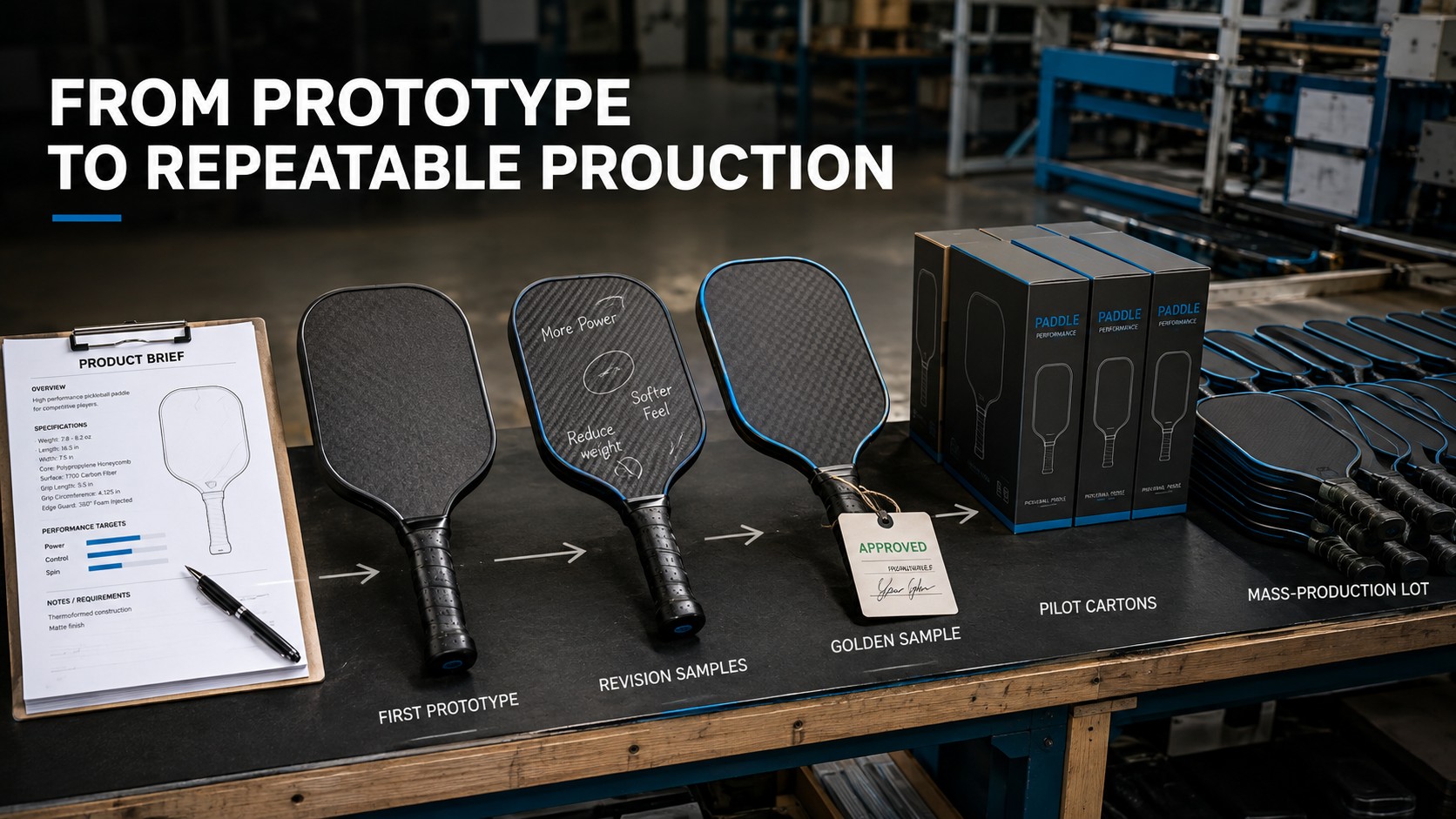 Sample-to-production flow