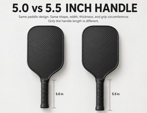 5-Inch vs 5.5-Inch Pickleball Paddle Handles: Grip Length, Two-Handed Backhands & Player Fit