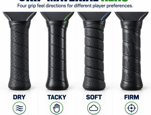 Pickleball Paddle Grip Material Guide: Dry vs Tacky, Soft vs Firm & When to Replace