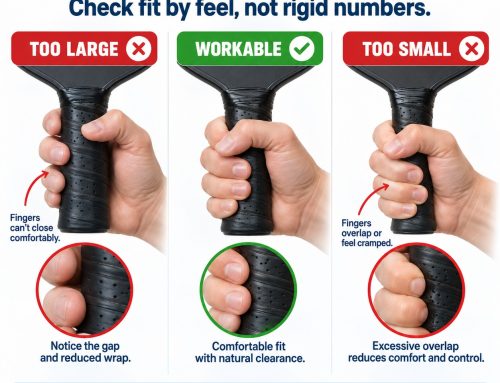 Pickleball Paddle Grip Size Guide: How to Choose the Right Grip Circumference
