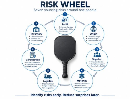 2026 Pickleball Supply Chain Risk Guide: Tariffs, Origin, Diversification & Inventory