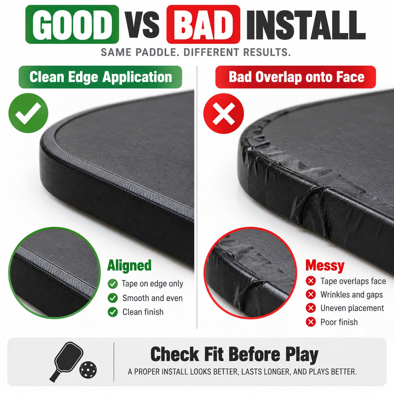 Good vs Bad Install