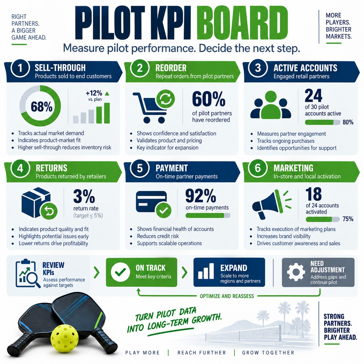 Pilot KPI Board